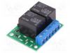 Продаж2-CH SPDT RELAY CARRIER WITH 5VDC RELAYS