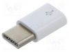 ПродажMICRO USB(F) TO USB-C(M) ADAPTER WHITE