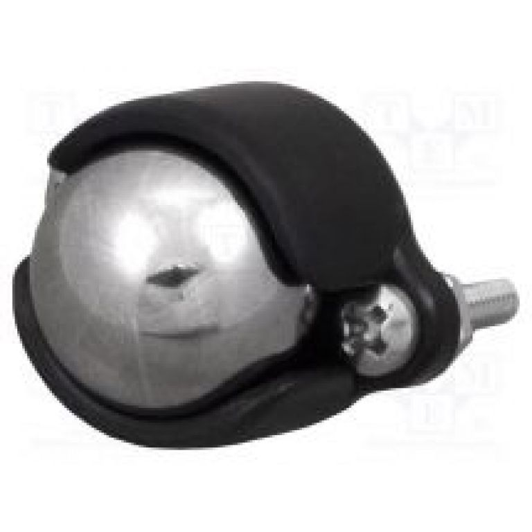 BALL CASTER WITH 1/2" METAL BALL