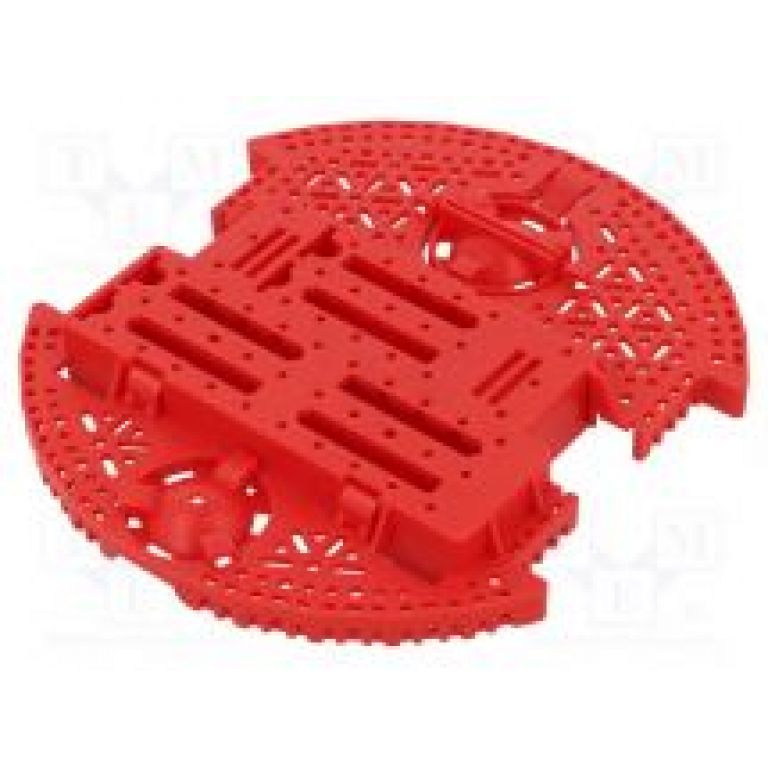 ROMI CHASSIS BASE PLATE - RED