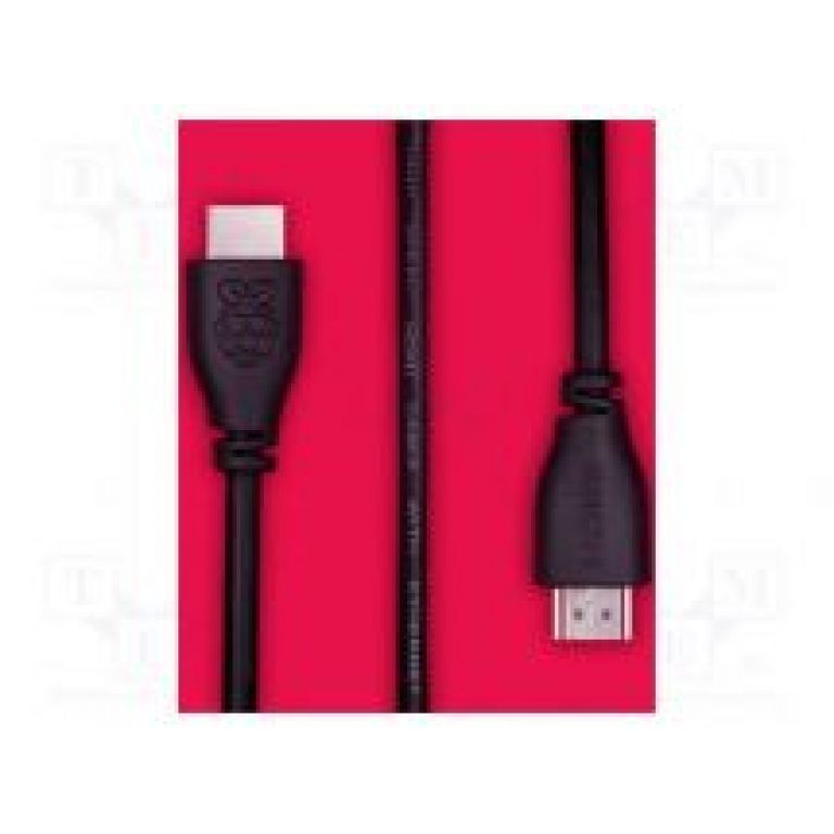 HDMI TO HDMI CABLE 1M BLACK 789-21051001